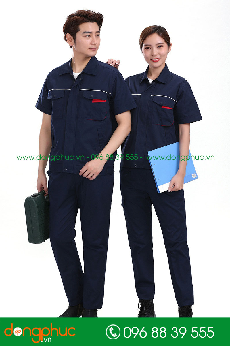 Mẫu bảo hộ cộc tay màu tím than